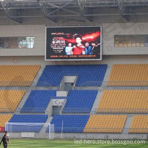 P10 Stadium LED Display, Uses Rubber Mask, Angle Adjustable, Easy to Move and Install, Hot Selling